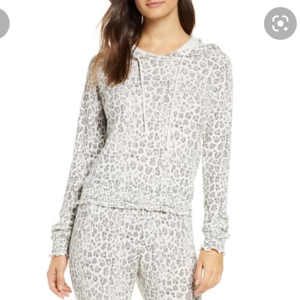 Smocked hoodie